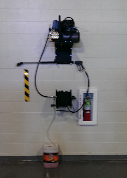 Landa Cold Water ZEF Electric Custom Install Pressure Washer Custom Install of Landa Cold Water ZEF Electric