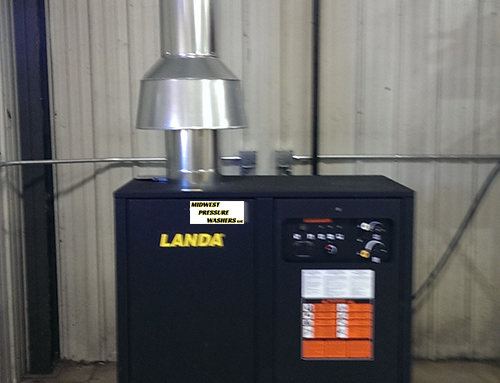 Landa Hot Water ENG Electric Pressure Washer Custom Install