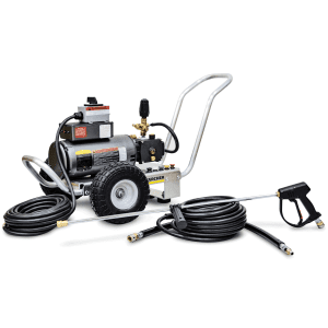 a small portable electric direct drive cold water pressure washer