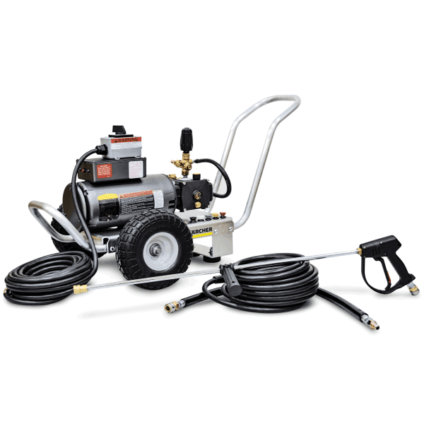 a small portable electric direct drive cold water pressure washer
