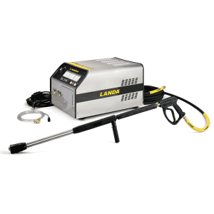 a small stationary belt drive cold water electric pressure washer
