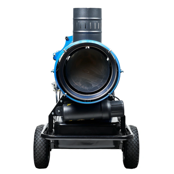 front burner view Veloci Blaze 100 mobile indirect heater